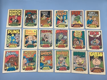 1970 Topps Joke Books Near Complete 39/44 Card Partial Set - Missing 5 Booklets - Some Books May Be