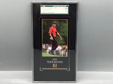 1997-99 Grand Slam Tiger Woods RC SGC Mint 9