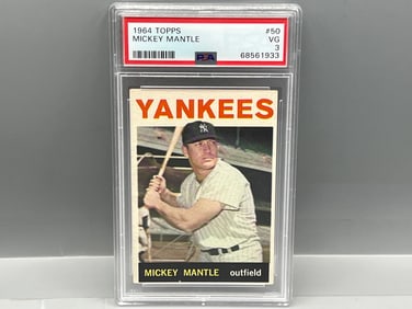 1964 Topps Mickey Mantle #50 PSA VG 3