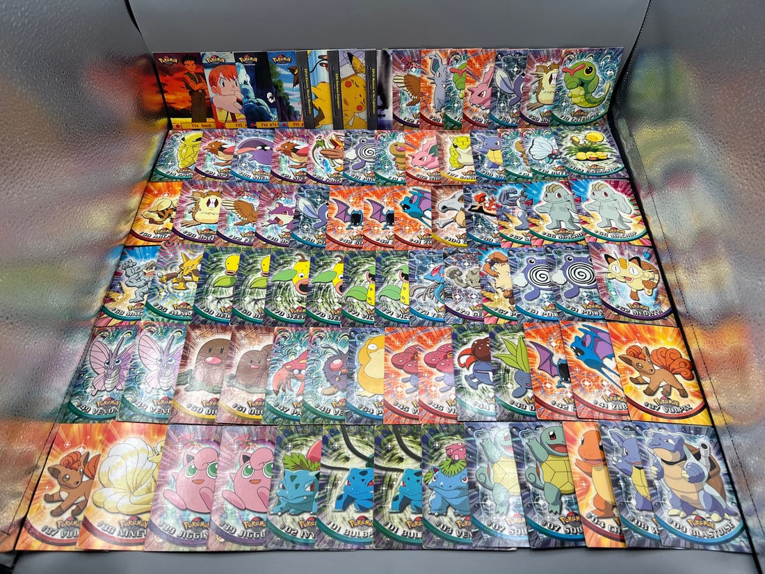 Lot of (110+) 1999 Topps Pokemon TV Animation Edition Cards W/ 10 Foil Cards - Varying Conditons