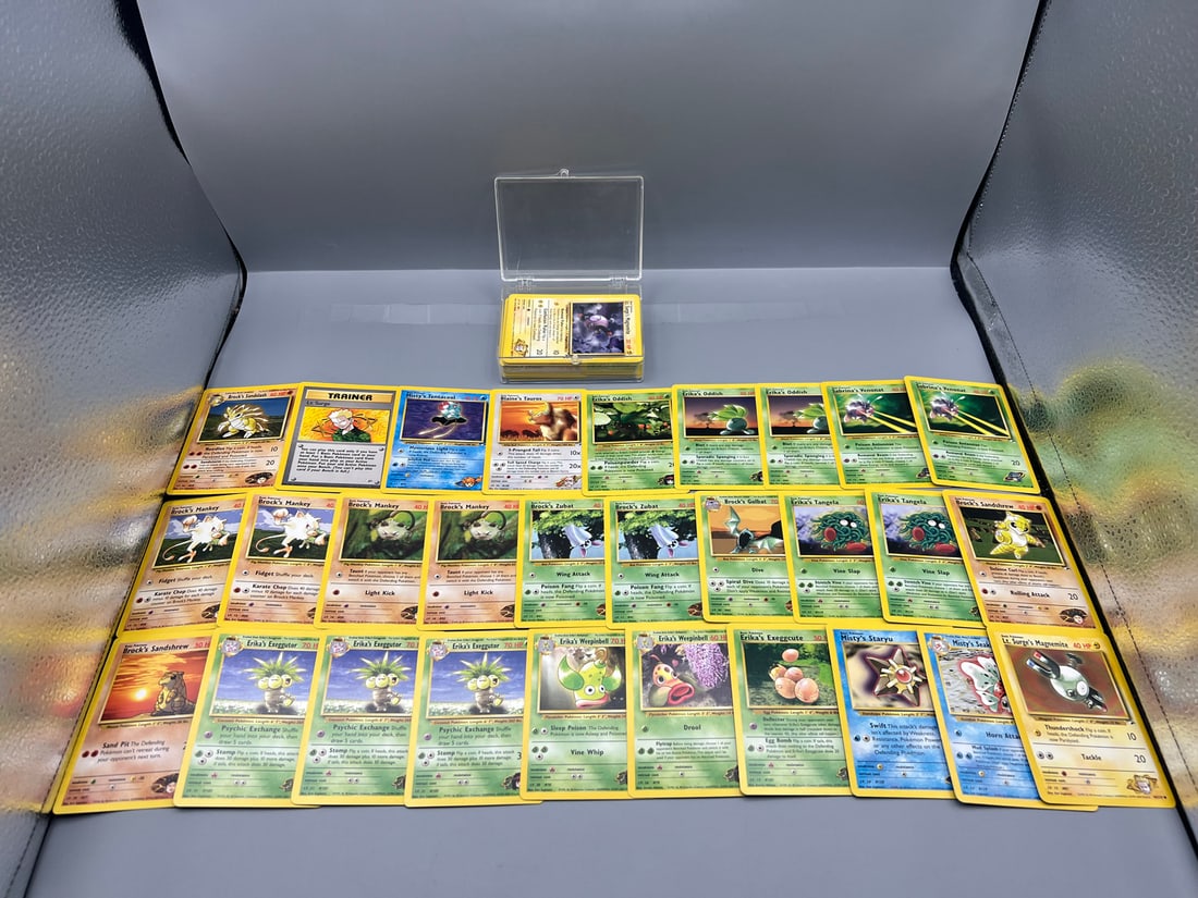 Lot of (80+) 2000 Pokemon Gym Heroes Trading Cards - Varying Conditions: Lot of (80+) 2000 Pokemon Gym Heroes Trading Cards - Varying Conditions
