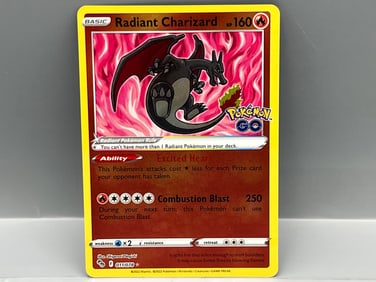 2022 Pokemon Go Radiant Charizard Holo #011/078