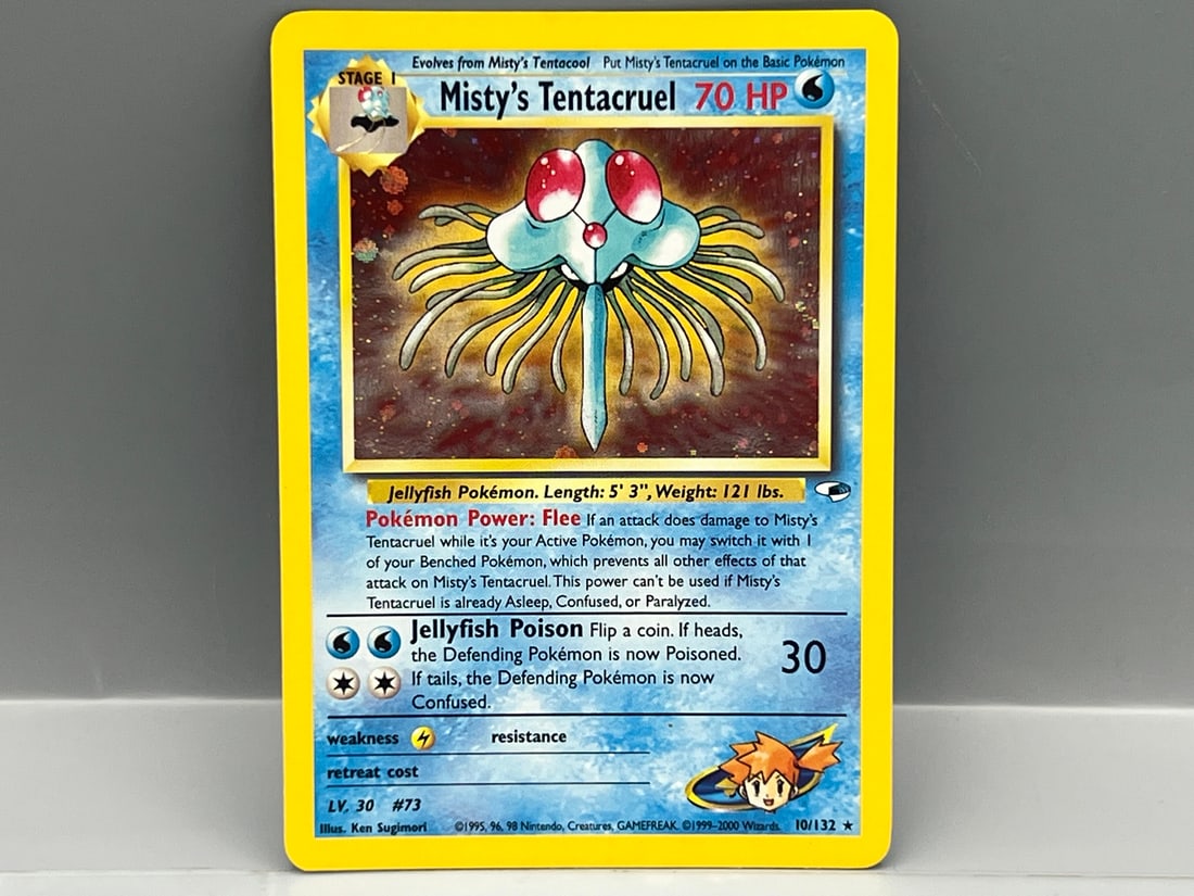 2000 Pokemon Gym Heroes Misty's Tentacruel Holo #10/132: 2000 Pokemon Gym Heroes Misty's Tentacruel Holo #10/132