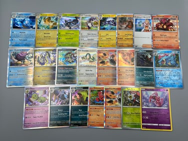 Lot of (23) Modern Pokemon Cards From Various Sets - Varying Conditions