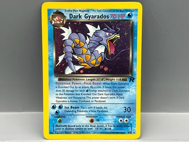 2000 Pokemon Team Rocket Dark Gyarados Holo #8/82