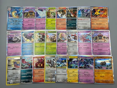 Lot of (24) Modern Pokemon Holo Cards From Various Sets - Varying Conditions