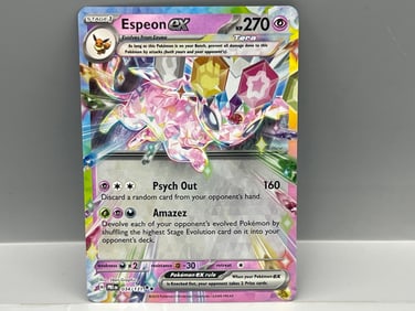 2025 Pokemon Prismatic Evolutions Espeon EX #034/131