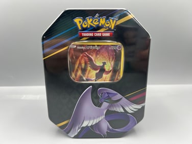 2023 Pokemon Crown Zenith 4 Pack Galarian Articuno Sealed Tin
