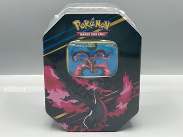 2023 Pokemon Crown Zenith 4 Pack Galarian Moltres Sealed Tin