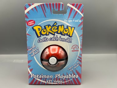 1999 Applause Pokemon Playables Vulpix Plush #37