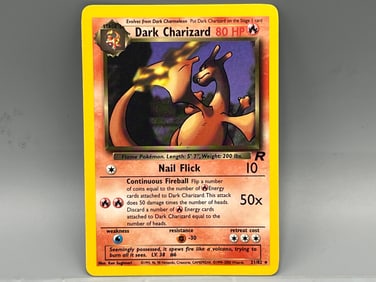 2000 Pokemon Rocket Dark Charizard #21/82
