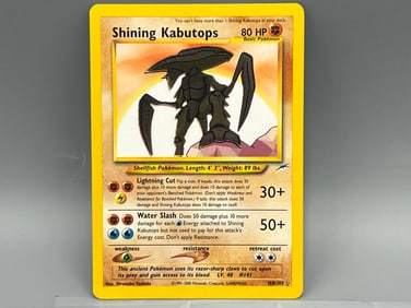 2002 Pokemon Neo Destiny Shining Kabutops #108/105