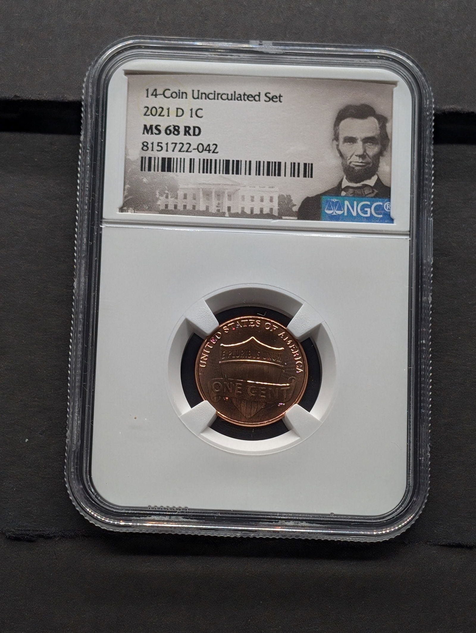 2021-D Lincoln Shield Cent - NGC MS68 RD (1 of 3)