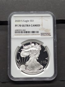2020-S PROOF American Silver Eagle- NGC PF70 ULTRA CAMEO *Early Release*