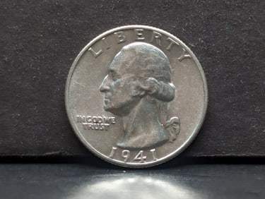 **AU/UNC** 1941 Washington Silver Quarter