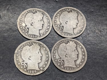4 Barber Quarters