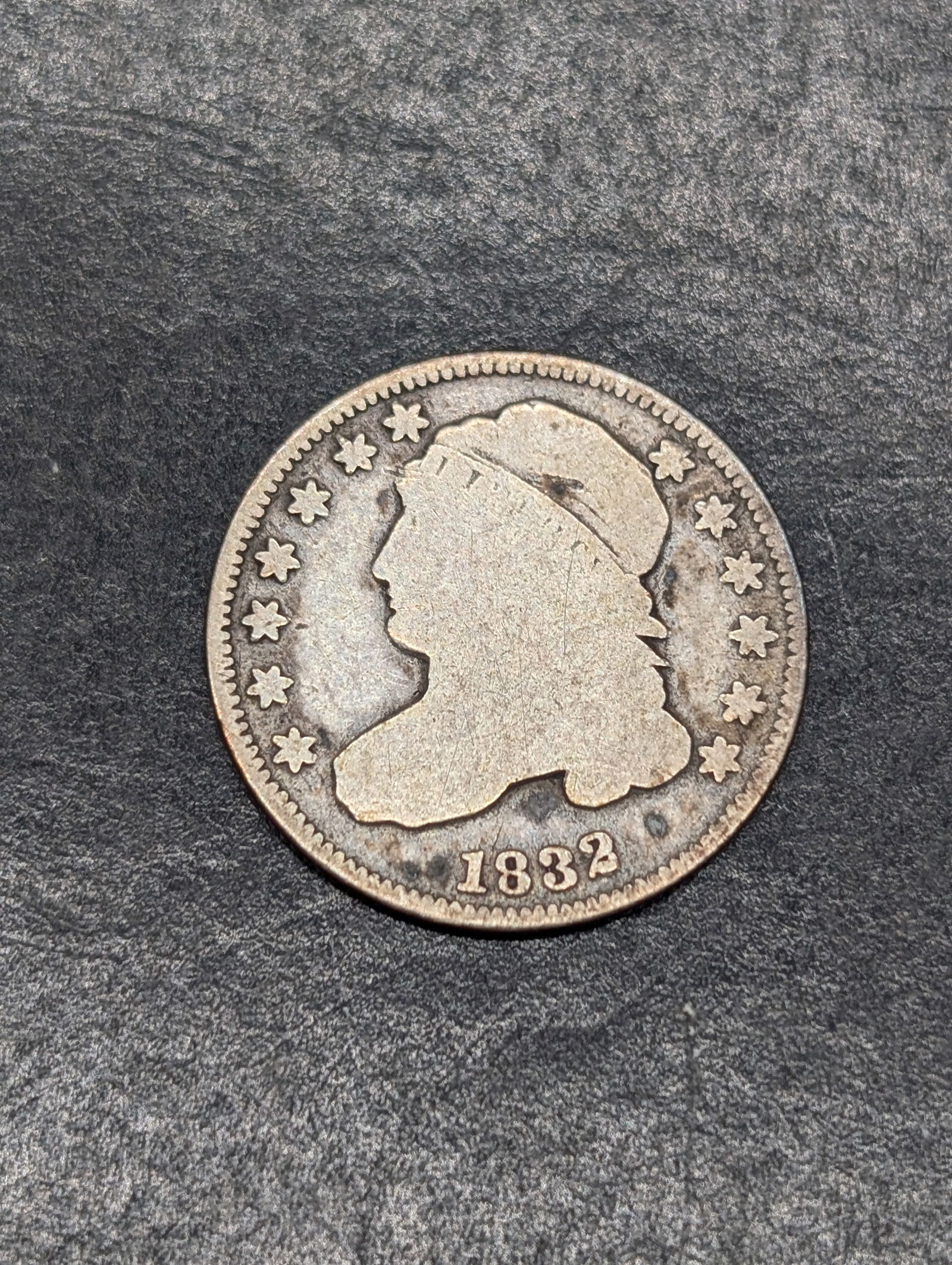 1832 Capped Bust Dime (1 of 2)