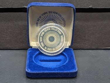 3/4 Oz Sterling Silver Round in Case
