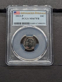 2023-P Roosevelt Dime - PCGS MS67 FB *Advanced Release*