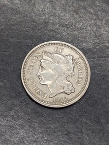 1865 Three Cent Coin