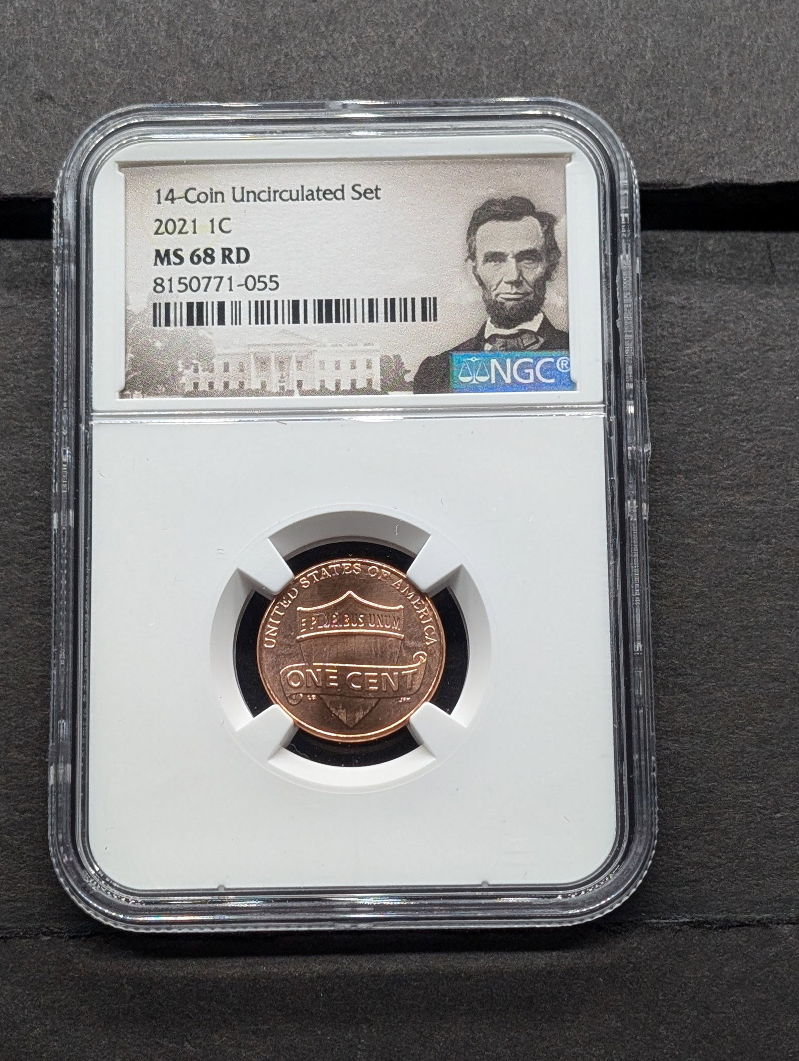 2021 Lincoln Shield Cent - NGC MS68 RD (1 of 3)