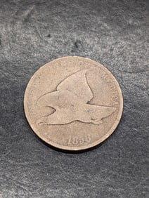 **GOOD** 1858 Large Letters Flying Eagle Cent