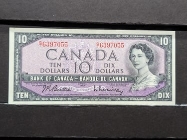 1954 Canada $10. Choice New