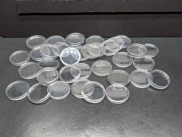 Bag of 33+ *EMPTY* American Silver Eagle Airtite Capsules