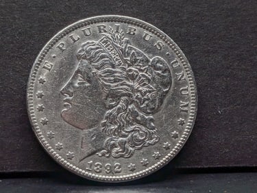 1892-O Morgan Silver Dollar