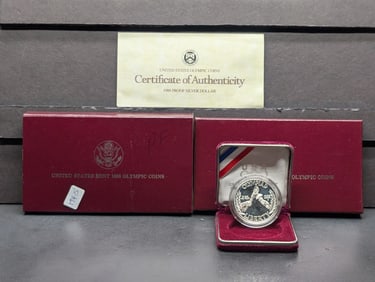 1988-S Olympic Silver Dollar in OGP