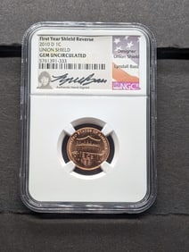2010-D Lincoln Union Shield Nickel - NGC GEM UNC *First Year of Shield Reverse* w/ Designer