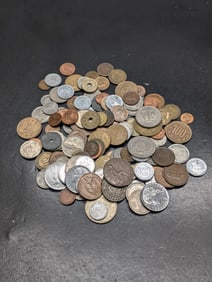Bag of 1.20 Lbs. of Various Vintage & Modern World Coins