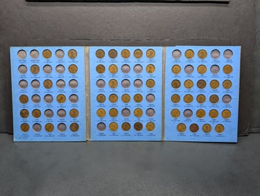 Partial Wheat Cent Book  #1 Book   56 Coins  NO Big Key Dates
