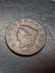 1830 Coronet Head Large Cent
