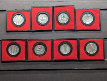 Lot of 8 America's First Medals