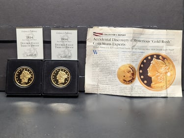 Copies Of Gold Coins   NOT GOLD