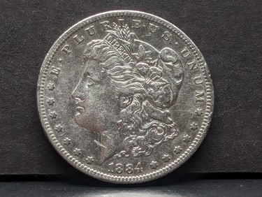 1884-S Morgan Silver Dollar