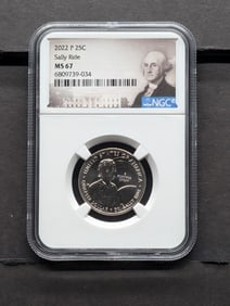 2022-P Sally Ride Quarter - NGC MS67
