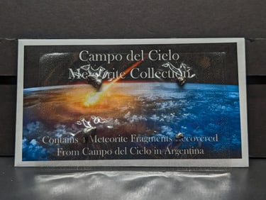 Collection of Meteorites from Campo del Cielo in Argentina - 4 Fragments
