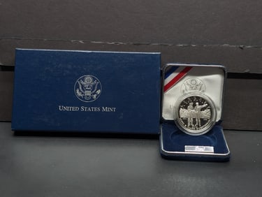 2004-P PROOF Lewis & Clark Commem Silver Dollar in OGP