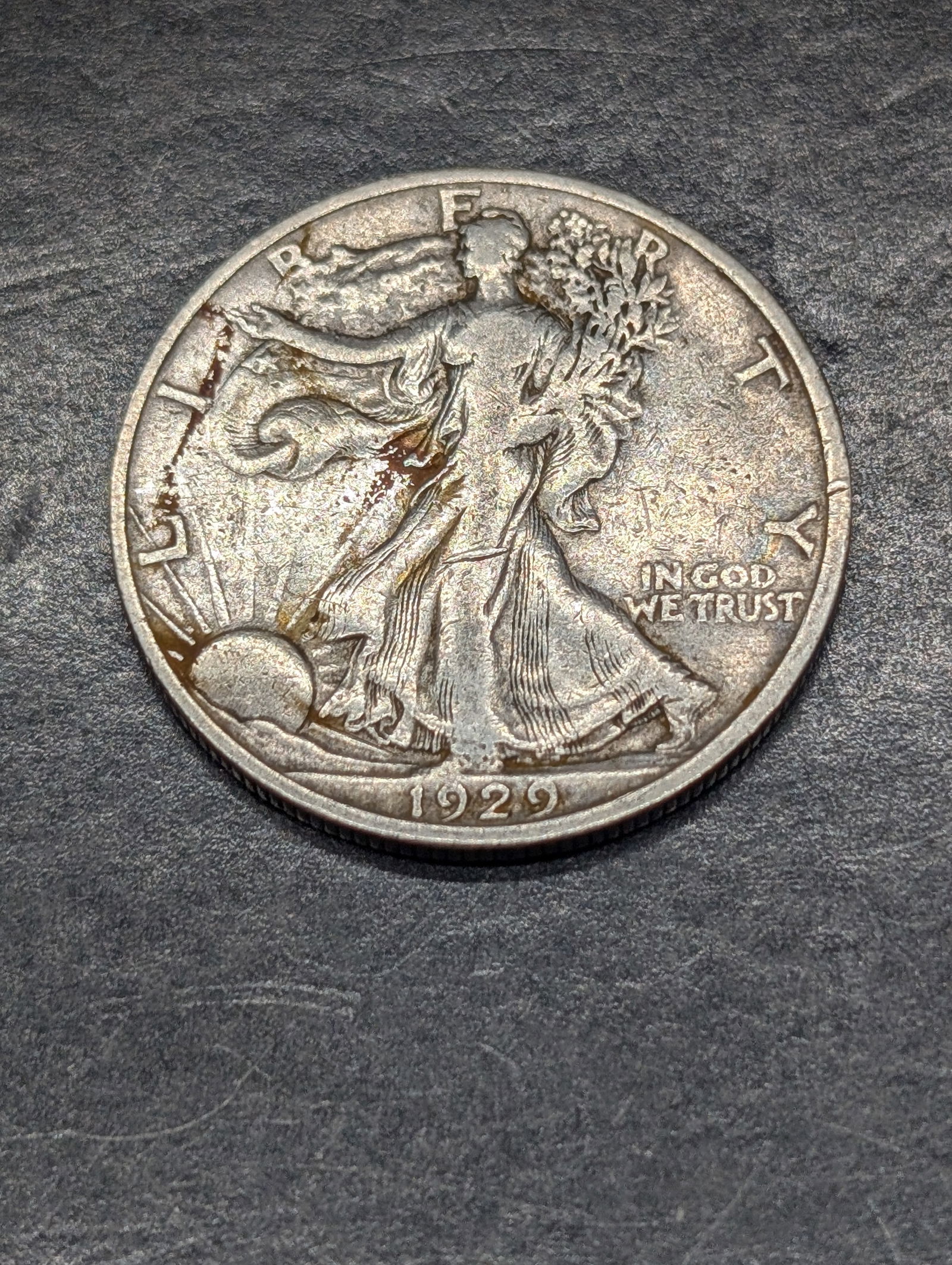 **BETTER DATE - VF+** 1929-S Walking Liberty Half Dollar (1 of 2)