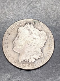 1904-S Morgan Silver Dollar