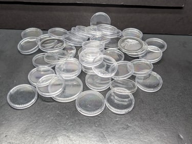 Bag of 42+ *EMPTY* American Silver Eagle Airtite Capsules