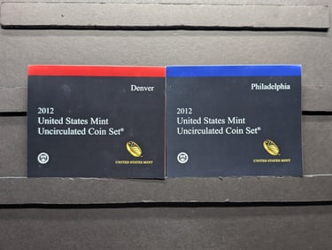 2012 P&D U.S. Mint Set in OGP