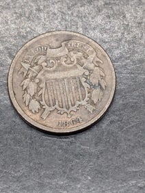 **VG/FINE** 1864 Two Cent Piece