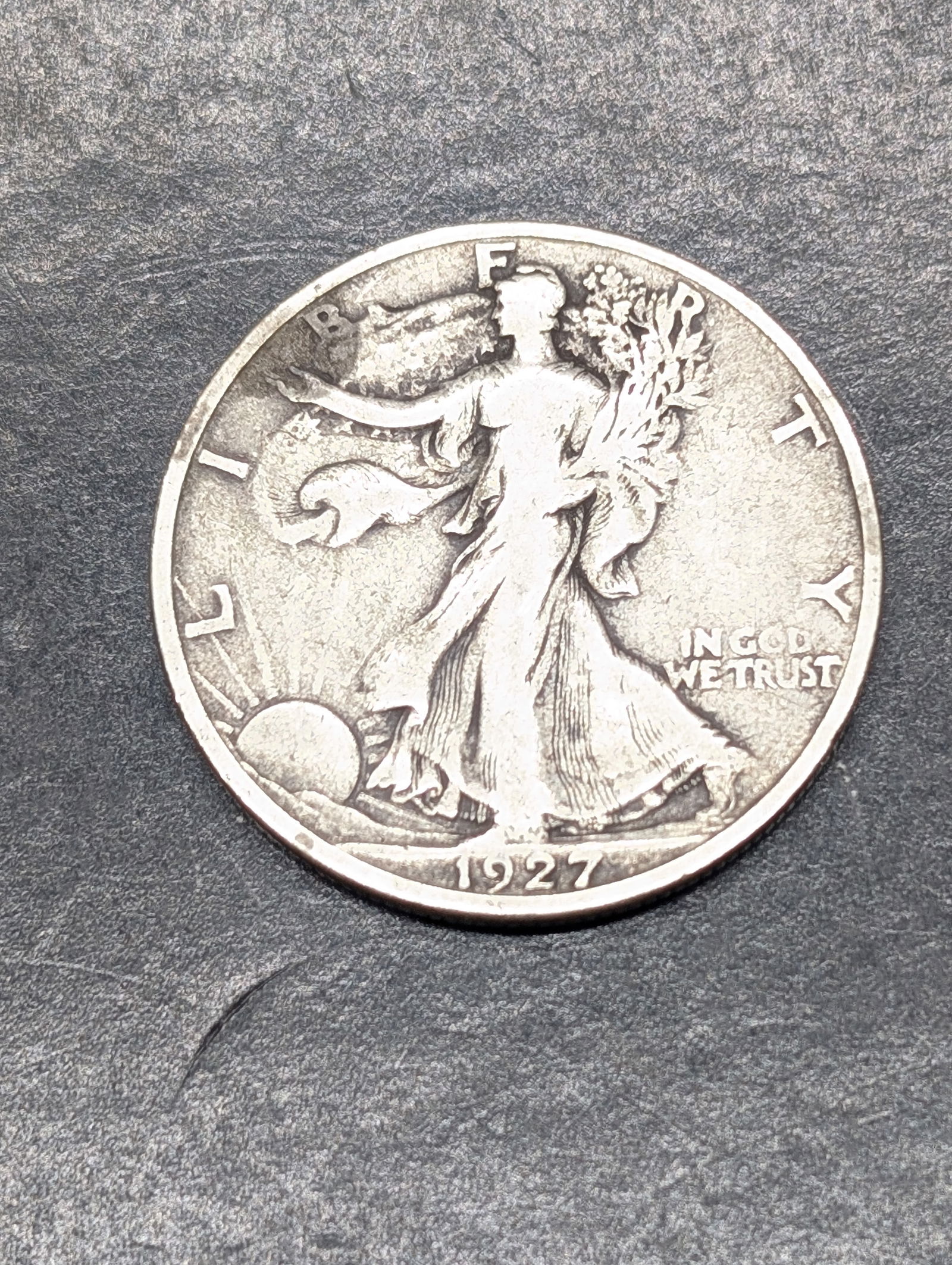 **FINE/VF** 1927-S Walking Liberty Half Dollar (1 of 2)