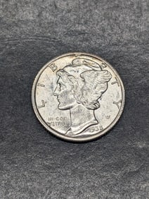 **UNC** 1935-S Mercury Silver Dime