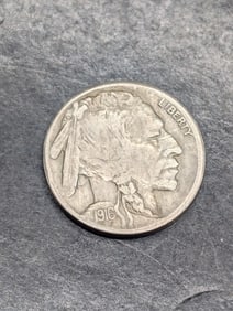 **VF** 1916-S Buffalo Nickel