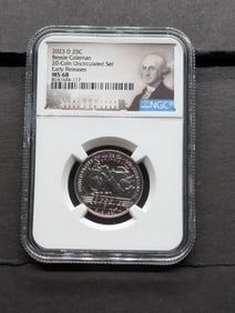 2023-D Bessie Coleman Quarter - NGC MS68 *Early Release*