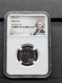 2021-P Jefferson Nickel - NGC MS67 6FS